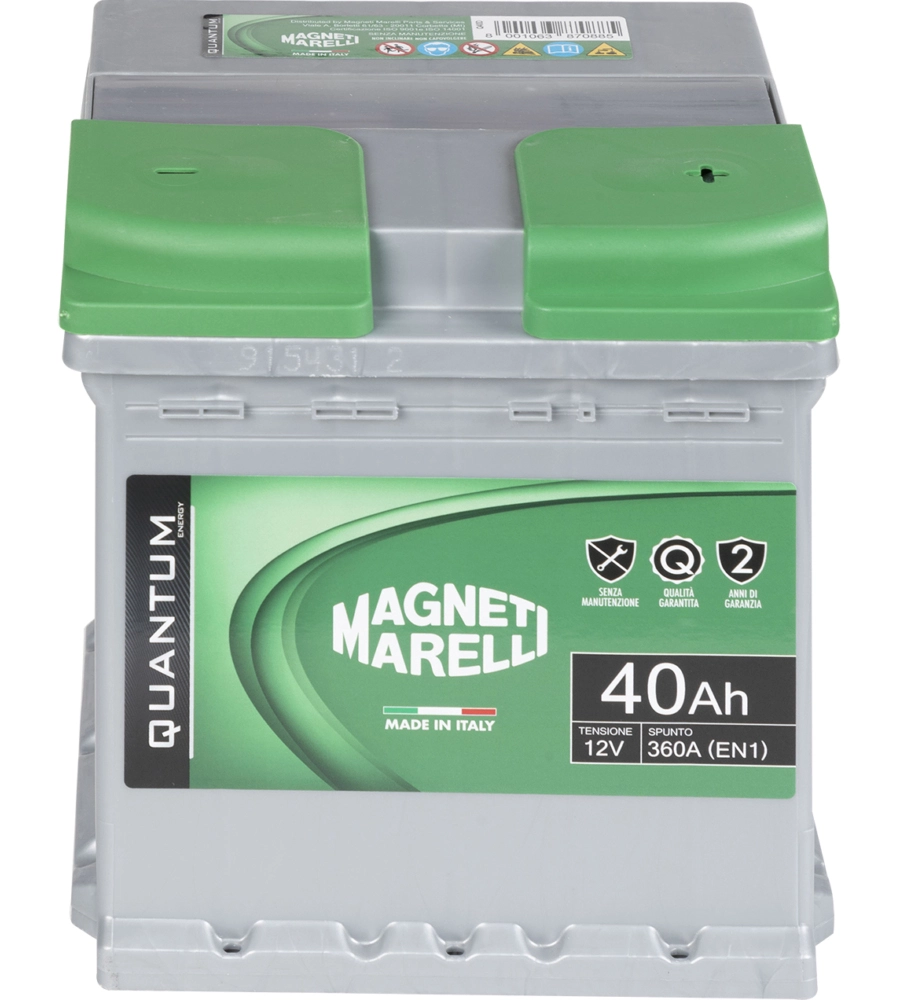 Magneti marelli batteria per auto 40ah 12v 330a en1 per cassetta l0